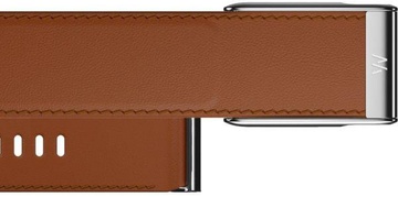 WHOOP Ремінець Whoop LeatherLuxe Straight для Whoop MG Life Chestnut/Cream with Titanium S/M (810114362235