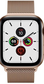 Apple Watch Series 5 GPS + Cellular 44mm Gold Stainless Steel Case with Gold Milanese Loop (MWW62, MWWJ2)