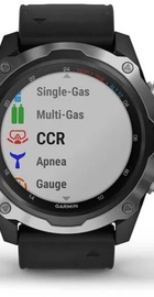 Garmin Descent Mk2 Stainless Steel with Black Band (010-02132-00)