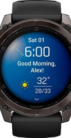 Garmin Fenix 8 Pro 51 mm AMOLED Carbon Gray DLC Titanium with Black/Pebble Gray (010-03199-00/01)