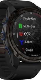 Garmin Descent Mk3i 51mm Carbon Gray DLC Titanium with Black Silicone Band (010-02752-10/11)