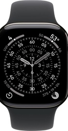 Apple Watch Series 11 GPS + Cellular 46mm Slate Tit. Case w. Black S. Band - M/L (MFD24)