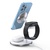 Choetech Magnetic 3 in 1 magnetic Wireless Charging Stand White (T585-F)