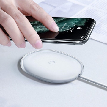 Baseus Jelly Wireless Charger 15W White (WXGD-02)