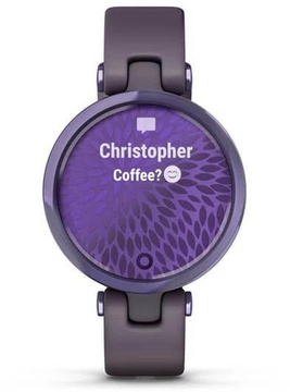 Garmin Lily Midnight Orchid Bezel with Deep Orchid Case and Silicone Band (010-02384-12) (UA)