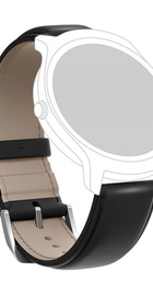 TicWatch E/C2 Leather Strap 20mm Black (M6201000T0C2)