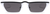 HBK Sexy Cat Eye Sunglasses (c5 white frame/grey lenses)