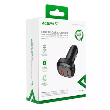 Acefast B9 66W (1 Type-C + 2 USB)