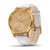 Garmin Vivomove Luxe 24K Gold PVD Stainless Steel Case with White Italian Leather Band (010-02240-08)