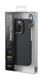 Benks Armor Air Kevlar Case (600D) for iPhone 16 Pro with MagSafe Black