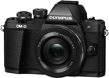 Olympus OM-D E-M10 Mark II kit (14-42mm) Pancake Zoom Black