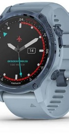 Garmin Descent Mk2S Mineral Blue with Sea Foam Silicone Band (010-02403-07)