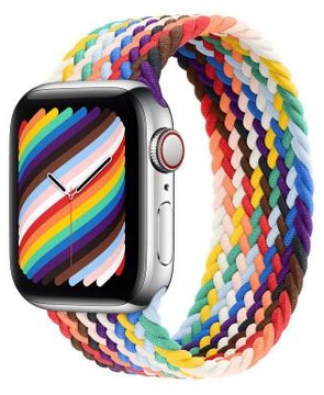 Apple Pride Edition Braided Solo Loop Size 7 for Watch 42mm/44mm/45mm/46mm/49mm (MJXD3)