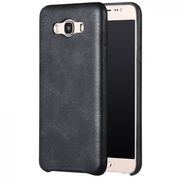 Simple Case (Leather + Silicone) Black for Samsung Galaxy J5 2015 (J500H)