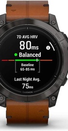 Garmin Epix Pro Gen 2 Sapphire 51mm Carbon G. DLC Tit. with Chestnut L. Band (010-02804-30)