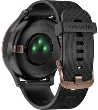 Garmin VIVOMOVE HR SPORT BLACK ROSE GOLD SMALL/MEDIUM (010-01850-26)