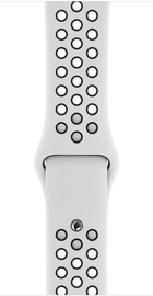 Apple Watch Nike+ Series 4 GPS + Cellular 44mm Silver Aluminum Case with Pure Platinum/Black Nike Sport Band (MTXC2, MTXK2)