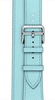 Apple Watch Hermes Barenia Leather Double Tour Regular 38mm/40mm/41mm/42mm Bleu Zephyr (MPXC2)