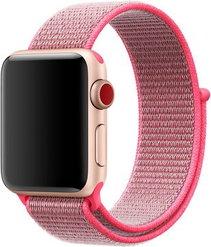 Apple Watch 38mm/40mm/41mm/42mm Hot Pink Sport Loop (MRHR2)