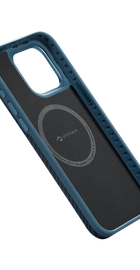 Pitaka MagEZ Case Pro 4 Twill 1500D Black/Blue for iPhone 15 Pro (KI1508PPA)