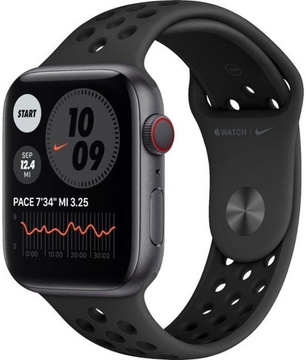Apple Watch Nike Series 6 GPS + Cellular 44mm Space Gray Aluminum Case with Anthracite/Black Nike Sport Band (MG2J3, M09Y3)