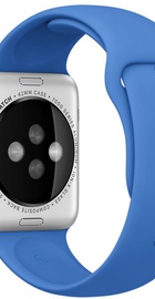 Apple Watch Sport 42mm Silver Aluminum Case with Royal Blue Sport Band (MMFM2)
