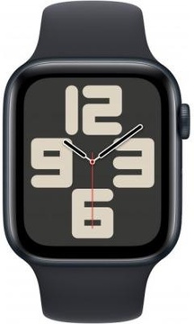 Apple Watch SE 2 GPS 44mm Midnight Aluminium Case with Midnight Sport Band M/L (MRE93)