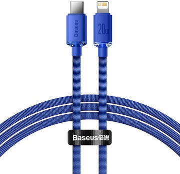 Baseus USB Type C to Lightning Crystal Shine Series 20W 1.2m Blue (CAJY000203)