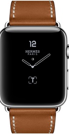 Apple Watch Hermes 42mm Series 2 Stainless Steel Case with Fauve Barenia Leather Single Tour Deployment Buckle (MNQ32)