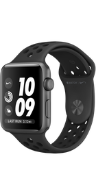Apple Watch 42mm Nike+ Series 3 GPS Space Gray Aluminum Case with Anthracite/Black Nike Sport Band (MTF42)