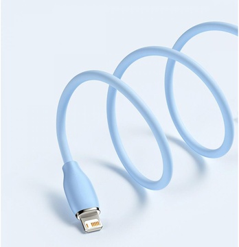 Baseus Jelly Liquid Silica Gel USB to Lightning 1.2m Blue (CAGD000003)