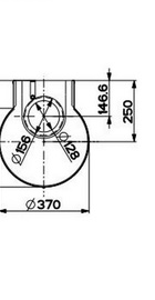 Faber Cylindra Plus Bk Matt A37 Black matte (335.0606.998)