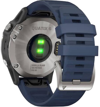 Garmin Quatix 6 Gray with Captain Blue Band (010-02158-90/010-02158-91) (UA)