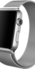 Apple Watch 42mm/44mm/45mm/46mm/49mm Milanese Loop Band Silver (high copy)