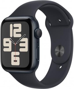 Apple Watch SE 2 GPS 44mm Midnight Aluminium Case with Midnight Sport Band M/L (MRE93)
