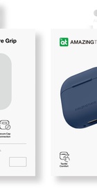 AmazingThing Omni GripClip Case for Airpods 4 Titan Blue