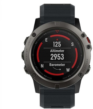 Garmin fenix 5X Slate Gray Sapphire with Black Band (010-01733-00)
