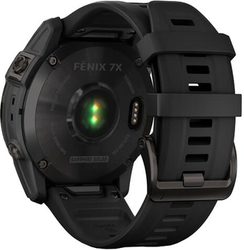Garmin Fenix 7X Sapphire Solar Carbon Gray DLC Titanium with Black Band (010-02541-10/11/34)