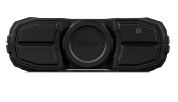 Braven BRV-X Portable Wireless Black with Cyan Relief and Black Grill