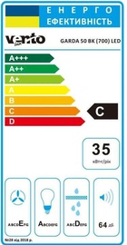 Ventolux GARDA 50 BK (700) LED