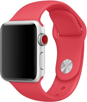 Apple Watch 38mm/40mm/41mm/42mm Red Raspberry Sport Band (high copy)