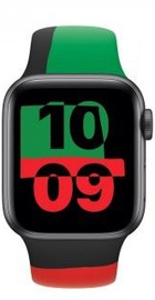 Apple Watch Series 6 GPS 40mm Black Unity Aluminum Case with Sport Band (MJ6N3)