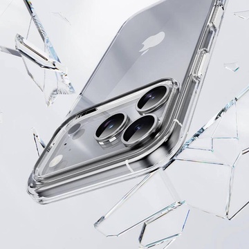 Rock Crystal Series case for iPhone 17 Pro Transparent