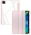 Mutural PINYUE Case iPad 12,9 Pro M1 (2021-2022) Pink