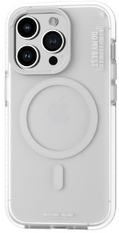 Blueo Dual Color Phone Case for iPhone 14 Pro Max with MagSafe White