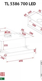 Perfelli TL 5386 I 700 LED