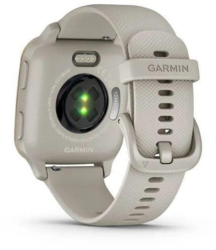 Garmin Venu Sq 2 – Music Edition Cream Gold Al. Bezel w. French Gray Case and S. Band (0010-02700-02/12)