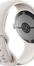 Google Pixel Watch 4 45mm Wi-Fi Polished Silver Aluminum case / Porcelain Active Band