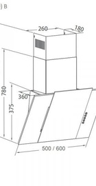 Pyramida NVX 60 (800) B WH