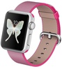 Apple Watch Sport 38mm Silver Aluminum Case with Pink Woven Nylon (MMF32)